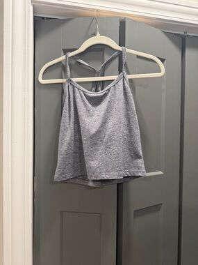 Women's Heather Gray Strappy Tank Top